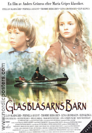 Glasblåsarns barn 1998 movie poster Lena Granhagen Stellan Skarsgård Anders Grönros Writer: Maria Gripe Kids