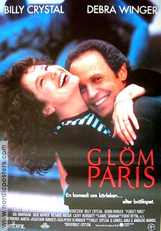 Forget Paris 1995 movie poster Debra Winger Joe Mantegna Billy Crystal