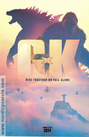 Godzilla vs Kong 2021 movie poster Alexander Skarsgård Millie Bobby Brown Rebecca Hall Adam Wingard