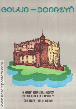 Golb Dobrzyn 1980 poster Horses Poster from: Poland Artistic posters