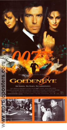 Goldeneye 1995 movie poster Pierce Brosnan Izabella Scorupco Sean Bean Martin Campbell