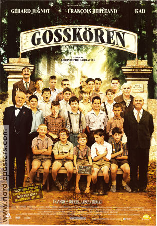 Les choristes 2004 movie poster Gérard Jugnot Francois Berléand Jean-Baptiste Maunier Christophe Barratier