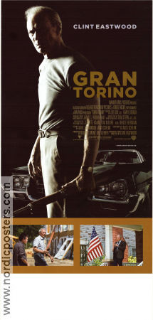 Gran Torino 2008 movie poster Bee Vang Christopher Carley Ahney Her Clint Eastwood Cars and racing