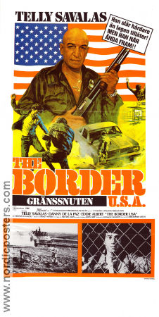 Gränssnuten 1982 poster Telly Savalas Danny DeLa Paz Eddie Albert Christopher Leitch Poliser