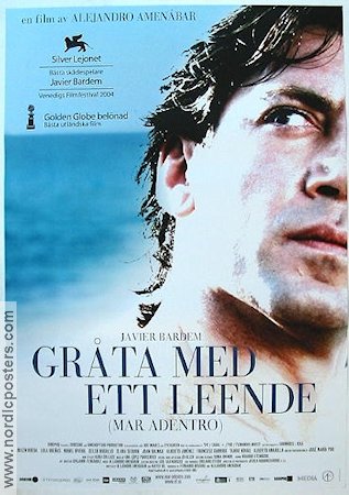 Mar adentro 2004 movie poster Javier Bardem Alejandro Amenabar Spain