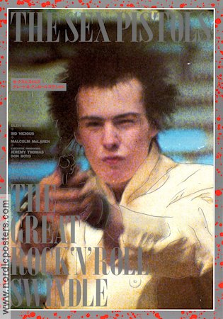 The Great Rock n Roll Swindle 1979 movie poster Sex Pistols Sid Vicious Rock and pop Punk