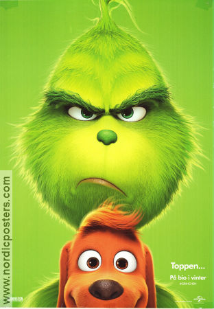 The Grinch 2018 movie poster Benedict Cumberbatch Yarrow Cheney Animation Holiday