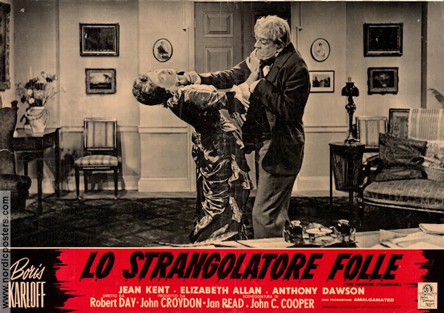 Grip of the Strangler 1958 poster Boris Karloff Robert Day