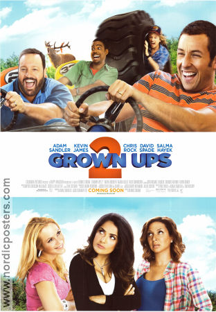 Grown Ups 2 2013 movie poster Adam Sandler Kevin James Chris Rock Dennis Dugan