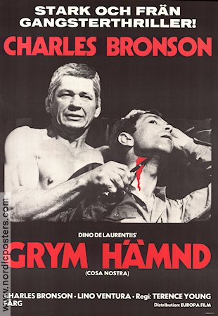 The Valachi Papers 1972 movie poster Charles Bronson Lino Ventura Jill Ireland Terence Young Mafia