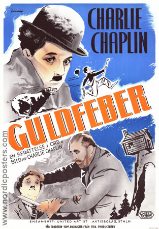 The Gold Rush 1925 poster Mack Swain Charlie Chaplin