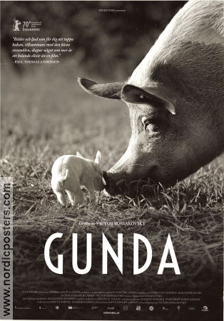 Gunda 2020 movie poster Victor Kossakovsky Documentaries