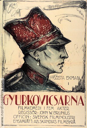 Gyurkovicsarna 1920 movie poster Gösta Ekman John W Brunius
