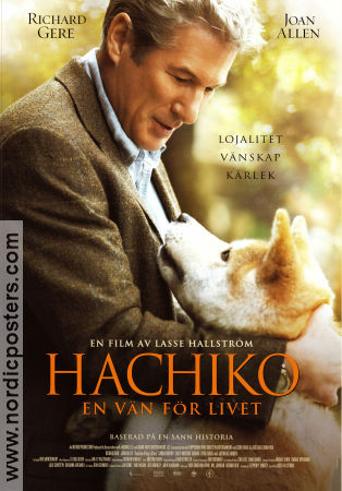 Hachi A Dog´s Tale 2009 movie poster Richard Gere Joan Allen Cary-Hiroyuki Tagawa Lasse Hallström Dogs Asia