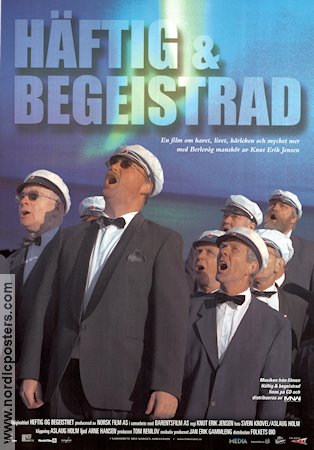 Heftig og begeistret 2001 movie poster Odd Marino Frantzen Einar FL Strand Arne Wensel Knut Erik Jensen Norway Documentaries