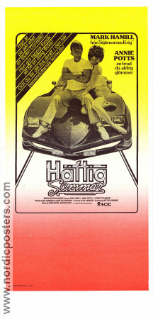 Häftig sommar 1978 poster Mark Hamill Annie Potts Eugene Roche Matthew Robbins Bilar och racing