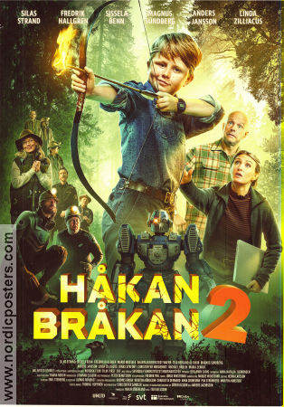 Håkan Bråkan 2 2024 movie poster Silas Strand Sissela Benn Fredrik Hallgren Ted Kjellsson