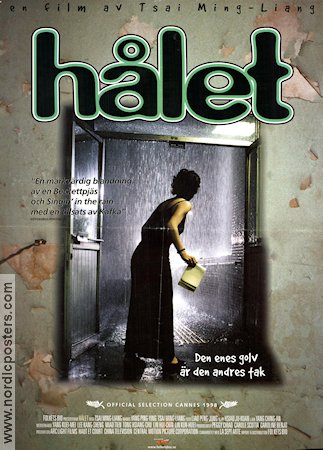 Hålet 1998 poster Yang Kuei-Mei Tsai Ming-Liang Filmen från: Taiwan Asien