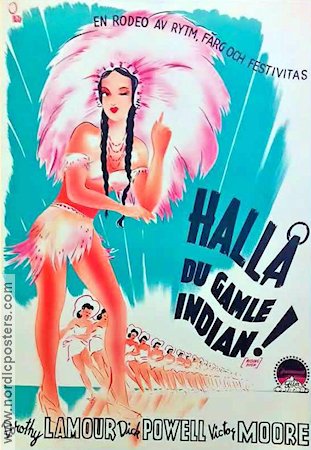 Riding High 1943 movie poster Dorothy Lamour