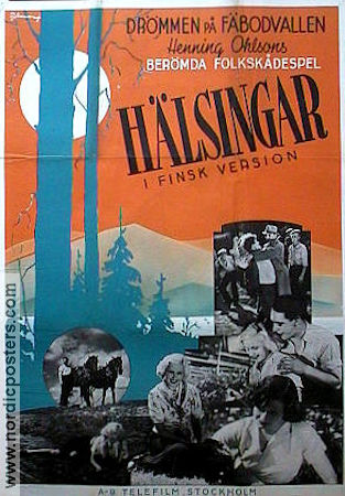 Unelma karjamajalla 1940 movie poster Sirkka Salonen Olga Tainio Kaarlo Oksanen Teuvo Tulio Finland