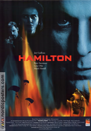 Hamilton 1998 poster Peter Stormare Lena Olin Mark Hamill Thomas Hedengran Harald Zwart Writer: Jan Guillou Find more: Hamilton