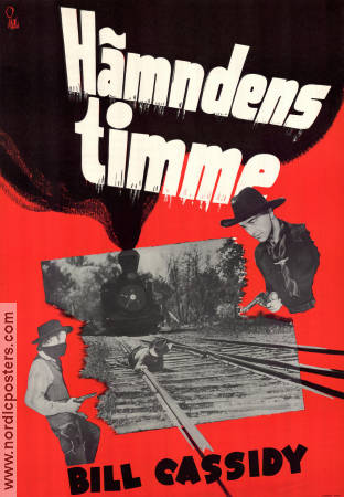 Desperate Trails 1940 movie poster Bill Cassidy Trains