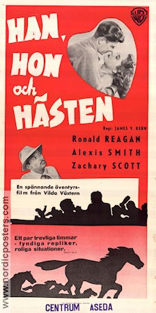 Stallion Road 1947 movie poster Ronald Reagan Alexis Smith Zachary Scott James V Kern Horses