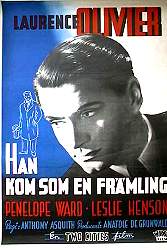 The Demi-Paradise 1943 movie poster Laurence Olivier Penelope Dudley-Ward Marjorie Fielding Anthony Asquith