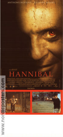 Hannibal 2001 movie poster Anthony Hopkins Julianne Moore Ridley Scott Find more: Hannibal Lecter