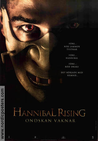 Hannibal Rising 2007 poster Gaspard Ulliel Rhys Ifans Peter Webber Hitta mer: Hannibal Lecter