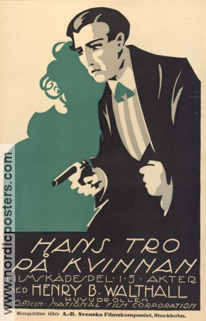 Hans tro på kvinnan 1919 poster Henry B Walthall Ethel Fleming Francis J Grandon