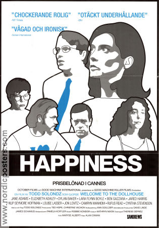 Happiness 1998 poster Jane Adams Jon Lovitz Philip Seymour Hoffman Todd Solondz