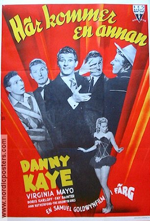 The Secret Life of Walter Mitty 1947 movie poster Danny Kaye Virginia Mayo Boris Karloff Norman Z McLeod