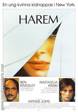Harem 1985 movie poster Nastassja Kinski Ben Kingsley Arthur Joffé