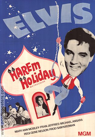 Harem Holiday 1966 movie poster Elvis Presley Mary Ann Mobley