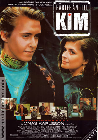 Härifrån till Kim 1993 movie poster Jonas Karlsson Lars Egler