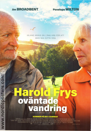 The Unlikely Pilgrimage of Harold Fry 2023 movie poster Jim Broadbent Penelope Wilton Earl Cave Hettie Macdonald