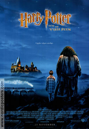 Harry Potter and the Sorcerer´s Stone 2001 movie poster Daniel Radcliffe Alan Rickman Rupert Grint Richard Harris Chris Columbus Writer: J K Rowling