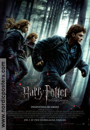 Harry Potter och Dödsrelikerna del 1 2010 poster Daniel Radcliffe Emma Watson Rupert Grint David Yates