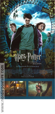 Harry Potter and the Prisoner of Azkaban 2004 movie poster Daniel Radcliffe Emma Watson Rupert Grint Gary Oldman Alan Rickman Emma Thompson Maggie Smith Alfonso Cuaron Writer: J K Rowling