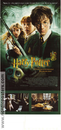 Chamber of Secrets 2002 movie poster Daniel Radcliffe Alan Rickman Chris Columbus Writer: J K Rowling