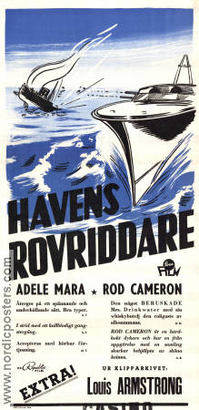 Havens rovriddare 1951 poster Rod Cameron Adele Mara Joseph Kane Skepp och båtar