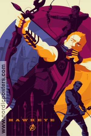 Limited litho HAWKEYE No 69 of 220 2012 affisch Affischkonstnär: Tom Whalen Hitta mer: Avengers Hitta mer: Marvel Hitta mer: Comics