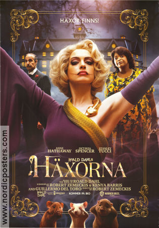 Häxorna 2020 poster Anne Hathaway Octavia Spencer Stanley Tucci Robert Zemeckis