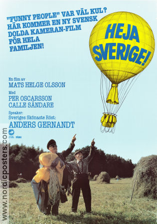 Heja Sverige! 1979 movie poster Per Oscarsson Calle Sändare Anders Gernandt Christina Lindberg Mats Helge Olsson