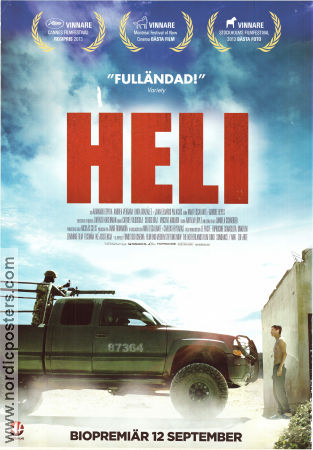 Heli 2013 movie poster Armando Espitia Andrea Vergara Linda Gonzalez Amat Escalante Cars and racing Country: Mexico