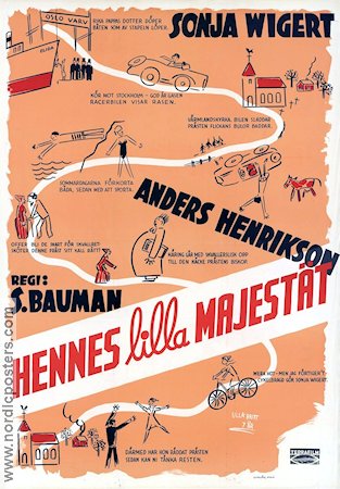 Hennes lilla majestät 1939 movie poster Sonja Wigert