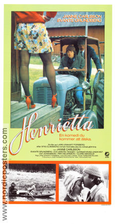 Henrietta 1983 movie poster Janne Carlsson Svante Grundberg Lars Lennart Forsberg Writer: Stig Claesson