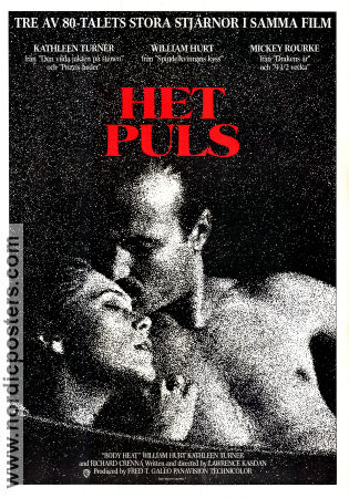 Body Heat 1981 poster William Hurt Lawrence Kasdan