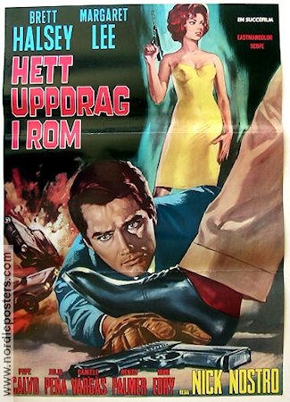 Hett uppdrag i Rom 1967 movie poster Margret Lee Agents